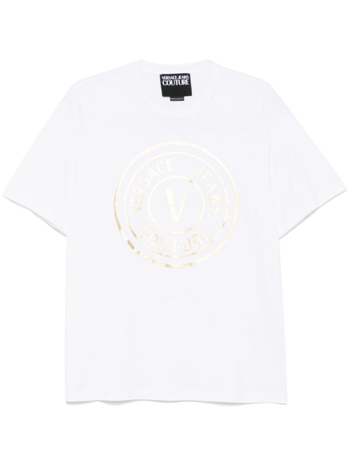Versace Jeans Couture футболка V-Emblem, белый 
Versace Jeans Couture футболка V-Emblem, белый