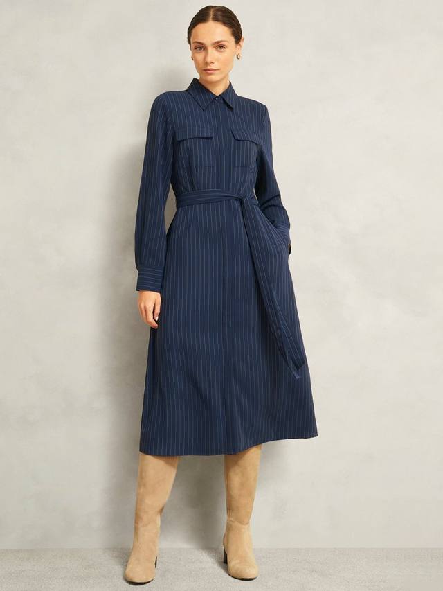 Платье-рубашка Hadley в полоску Hobbs, Midnight/Ivory
Платье-рубашка Hadley в полоску Hobbs, Midnight/Ivory