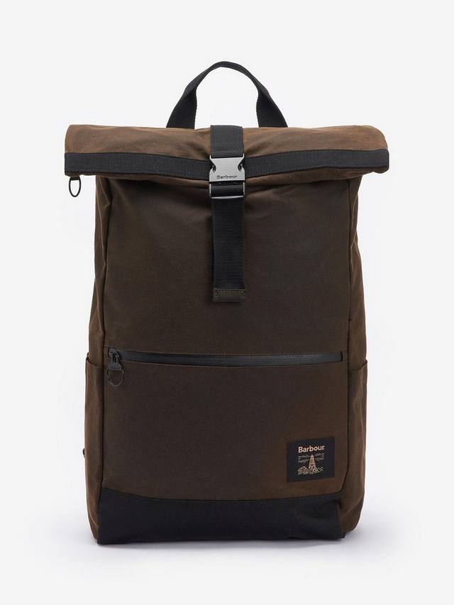 Ролл-топ рюкзак из вощеной ткани Barbour, Olive/Black
Ролл-топ рюкзак из вощеной ткани Barbour, Olive/Black