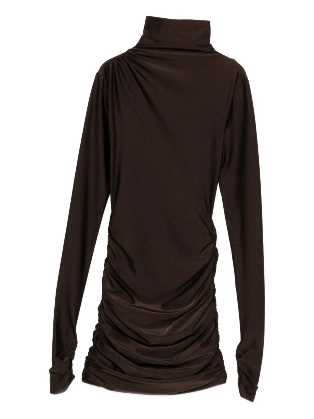 Платье с водолазкой и рюшами THE ANDAMANE, коричневый
Платье с водолазкой и рюшами THE ANDAMANE, коричневый