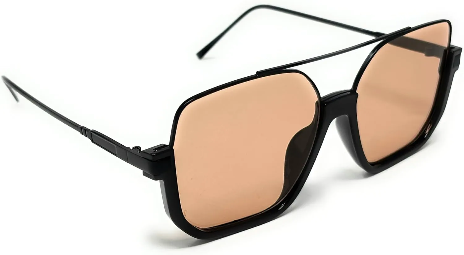 Солнцезащитные очки-авиаторы с двойной перемычкой, квадратной формы, для женщин и мужчин, ретро-очки большого размера, модные солнцезащитные очки Generic, Black
Солнцезащитные очки-авиаторы с двойной перемычкой, квадратной формы, для женщин и мужчин, ретро-очки большого размера, модные солнцезащитные очки Generic, Black