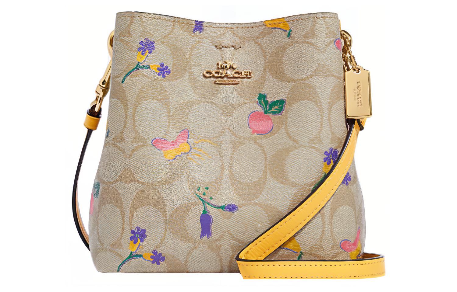 COACH Городская искусственная кожаная ведерко сумка мини женская хаки
COACH Городская искусственная кожаная ведерко сумка мини женская хаки