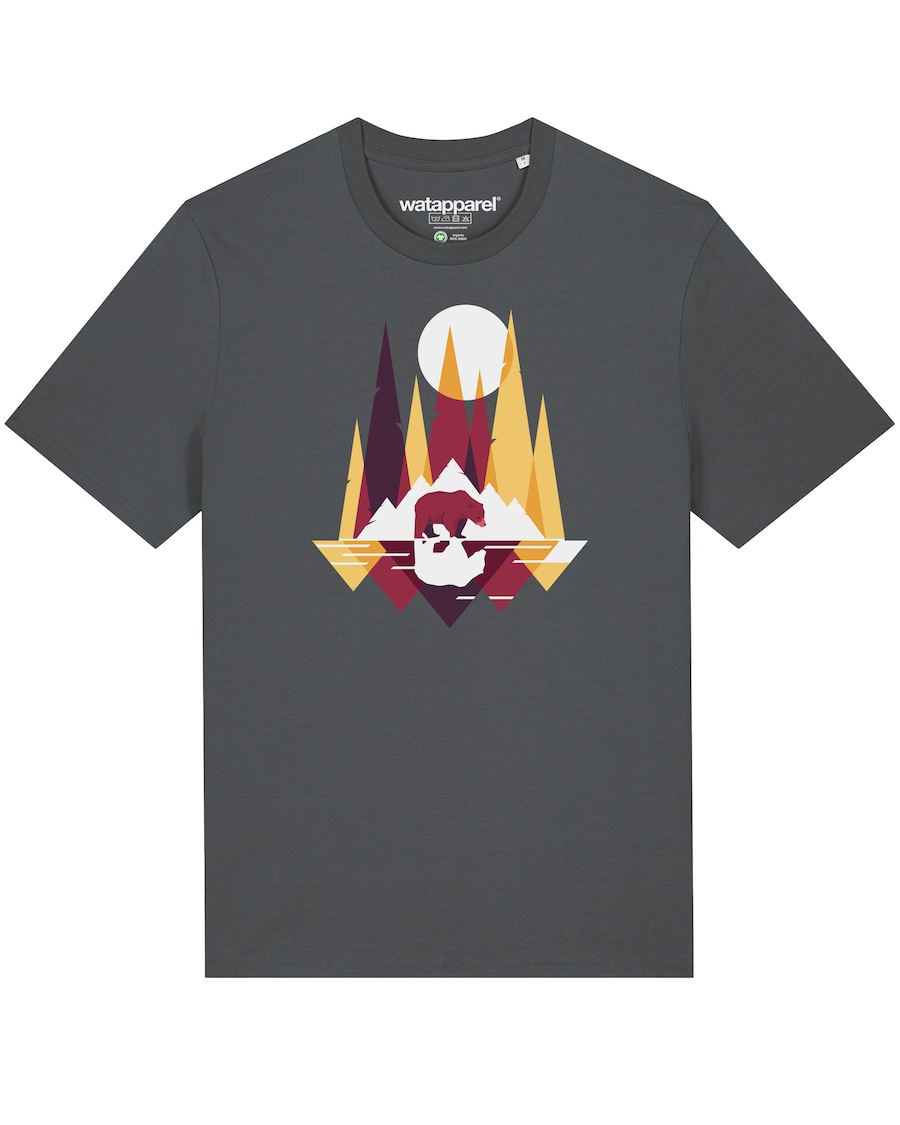 Рубашка Watapparel Von Bären und Bergen, антрацит
Рубашка Watapparel Von Bären und Bergen, антрацит