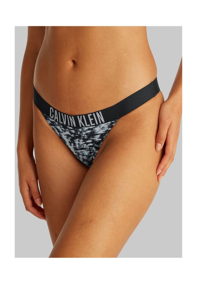 Плавки бикини с логотипом на поясе Calvin Klein, черный
Плавки бикини с логотипом на поясе Calvin Klein, черный