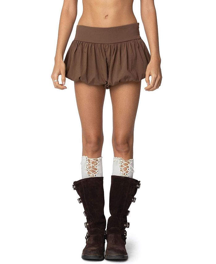 Шорты Adrianna Bubble Micro Edikted, коричневый
Шорты Adrianna Bubble Micro Edikted, коричневый