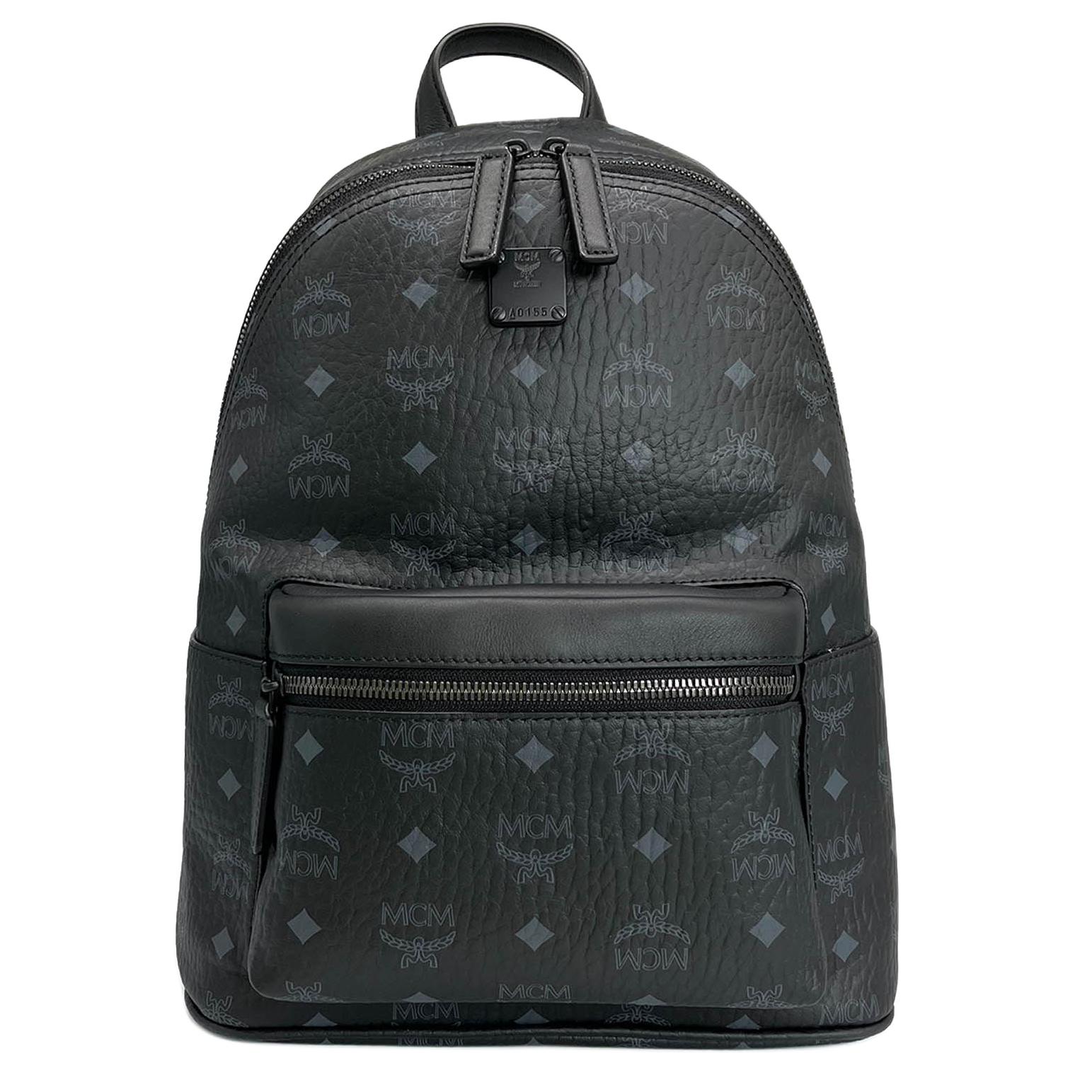 Покрытый тканью рюкзак Trumpets унисекс черный MCM 
Покрытый тканью рюкзак Trumpets унисекс черный MCM