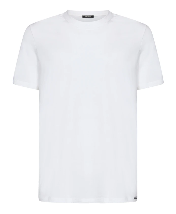 Мужская футболка в рубчик с круглым вырезом Tom Ford, белый
Мужская футболка в рубчик с круглым вырезом Tom Ford, белый