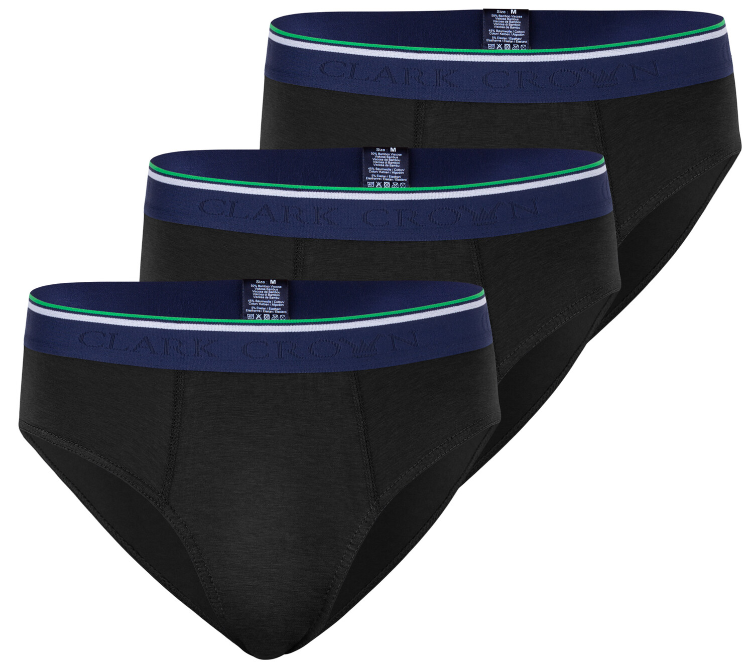 Трусы Clark Crown 3er Pack Bambus Sport s, черный
Трусы Clark Crown 3er Pack Bambus Sport s, черный