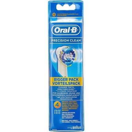 Оригинальные сменные белые насадки для зубной щетки Precision Clean, упаковка из 4 шт Oral-B
Оригинальные сменные белые насадки для зубной щетки Precision Clean, упаковка из 4 шт Oral-B
