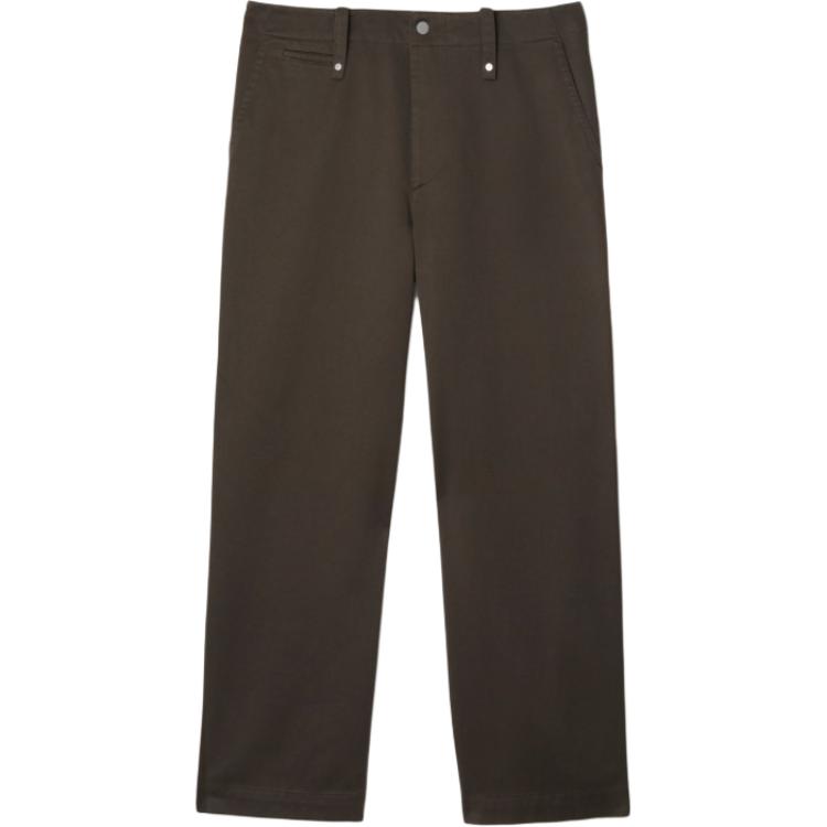 Прямые брюки свободного кроя Burberry, Темная умбра
Прямые брюки свободного кроя Burberry, Темная умбра