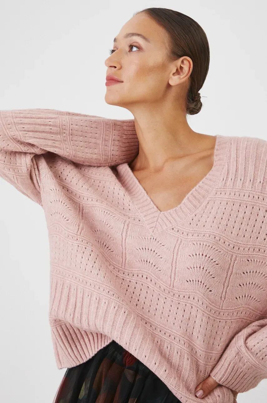 Свитер из медицинской шерсти Medicine, розовый
Свитер из медицинской шерсти Medicine, розовый