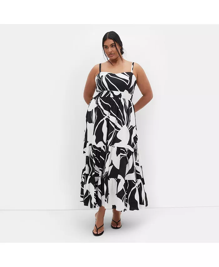 Платье макси с принтом Kehlani больших размеров CITY CHIC, черный
Платье макси с принтом Kehlani больших размеров CITY CHIC, черный