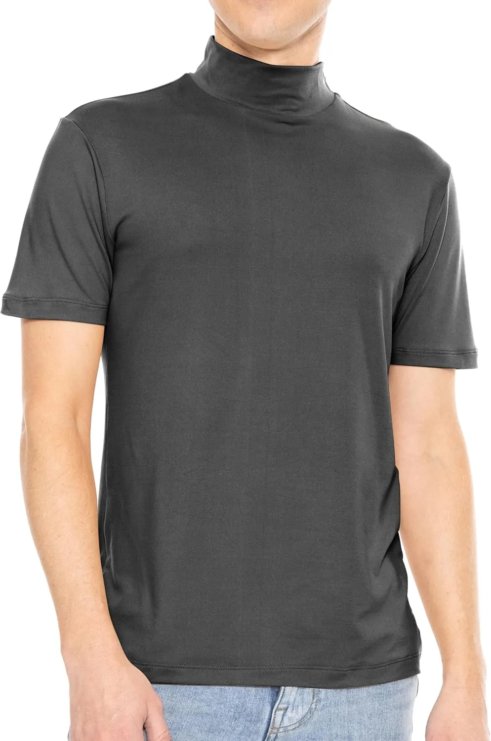 Мужская футболка Oh So Soft Luxe с воротником-стойкой, без рукавов и с коротким рукавом STRETCH IS COMFORT
Мужская футболка Oh So Soft Luxe с воротником-стойкой, без рукавов и с коротким рукавом STRETCH IS COMFORT