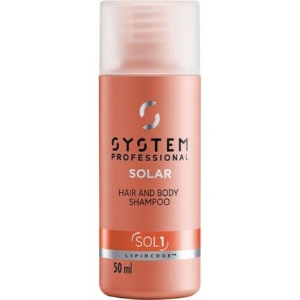 System Professional Sol1 Солнечный шампунь для волос и тела, 50 мл, Wella 
System Professional Sol1 Солнечный шампунь для волос и тела, 50 мл, Wella