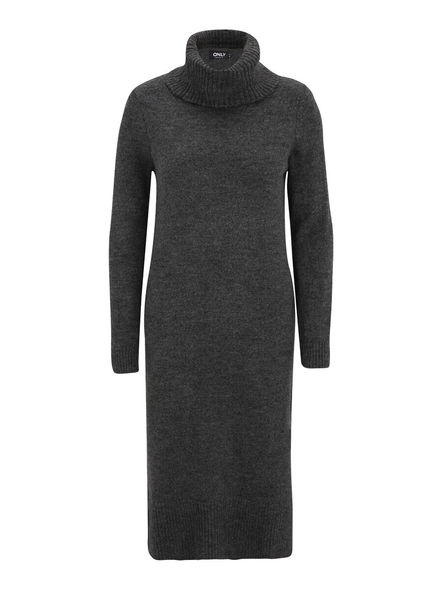 Вязаное платье Only Tall Knitted dress ONLBRANDIE, темно-серый 
Вязаное платье Only Tall Knitted dress ONLBRANDIE, темно-серый