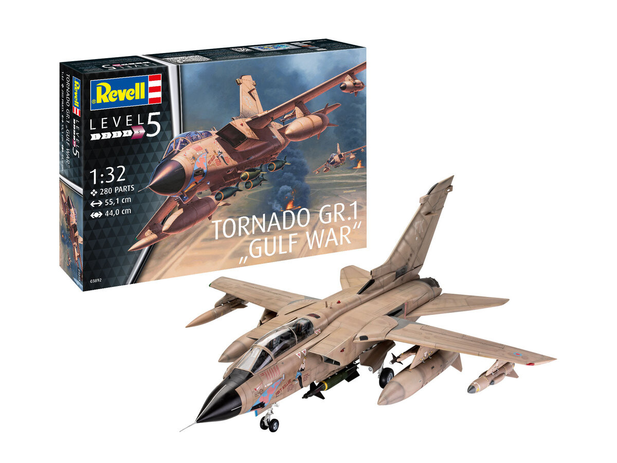 Revell 03892 1:32 Торнадо Gr Mk.1 Война в Персидском заливе Inna marka
Revell 03892 1:32 Торнадо Gr Mk.1 Война в Персидском заливе Inna marka