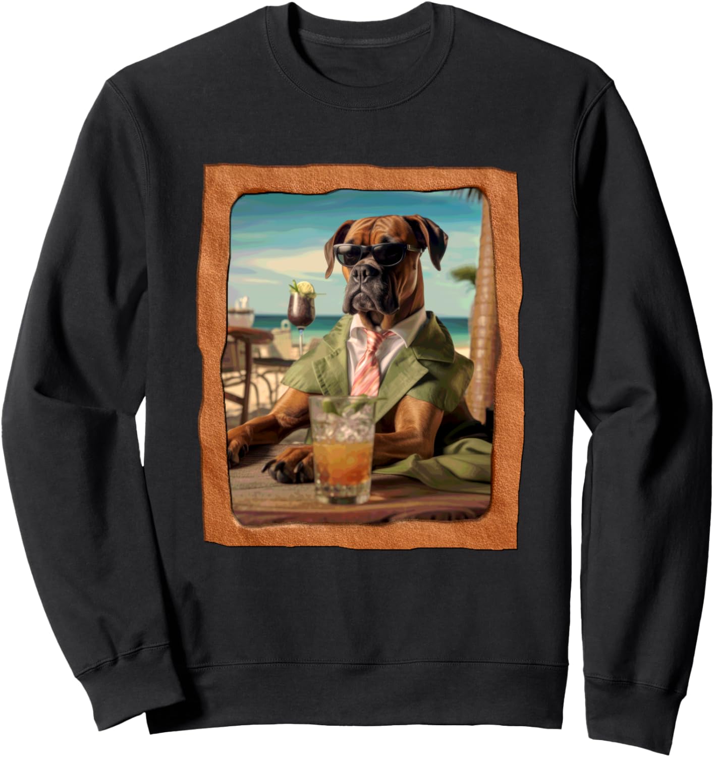 Костюм боксера для пляжного коктейля, толстовка Playful Summer Vibes Pet Relaxation Beach Life, черный
Костюм боксера для пляжного коктейля, толстовка Playful Summer Vibes Pet Relaxation Beach Life, черный