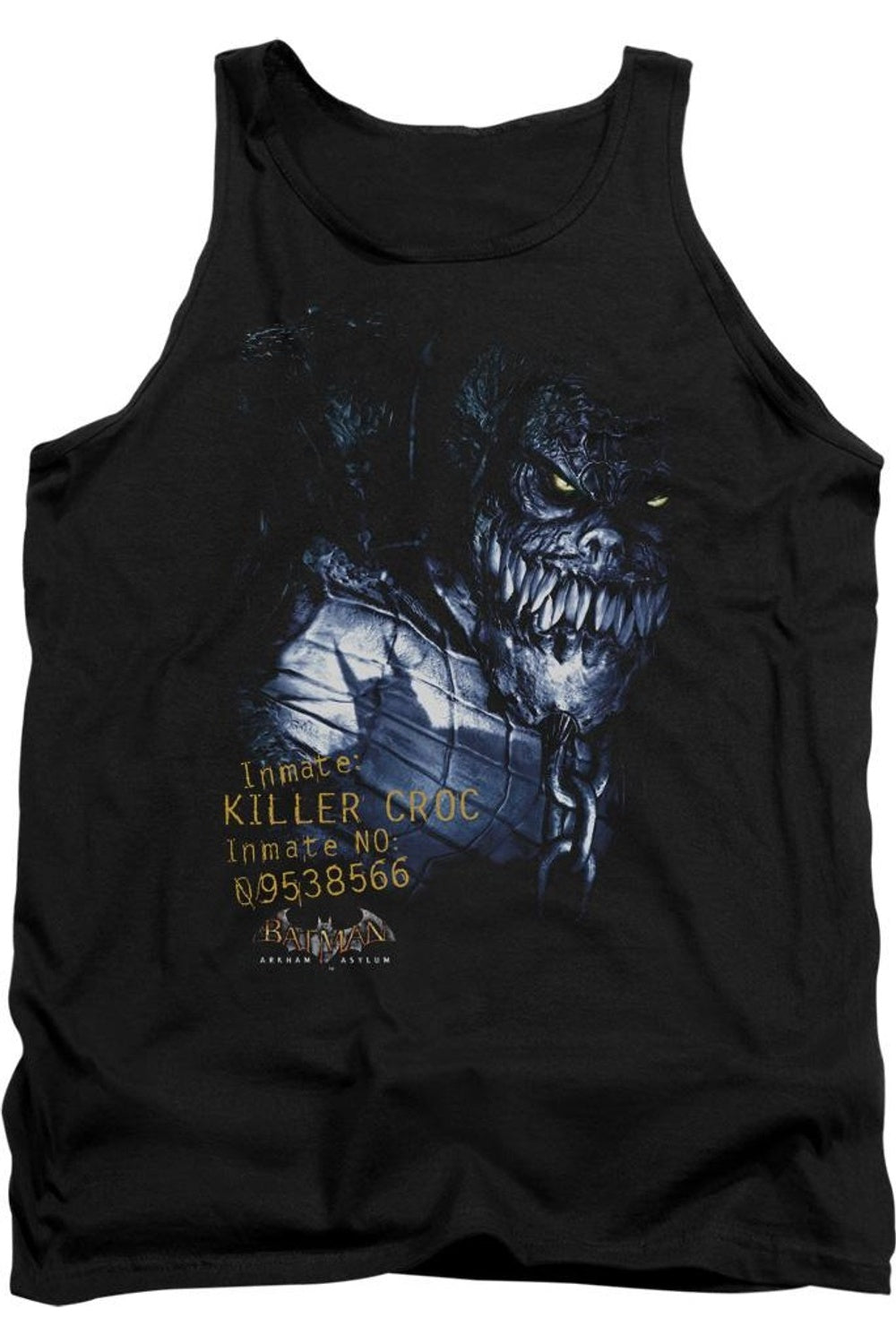 Бэтмен Аркхем Асилум Аркхем Убийца Крок Взрослый Майка Gildan, черный
Бэтмен Аркхем Асилум Аркхем Убийца Крок Взрослый Майка Gildan, черный