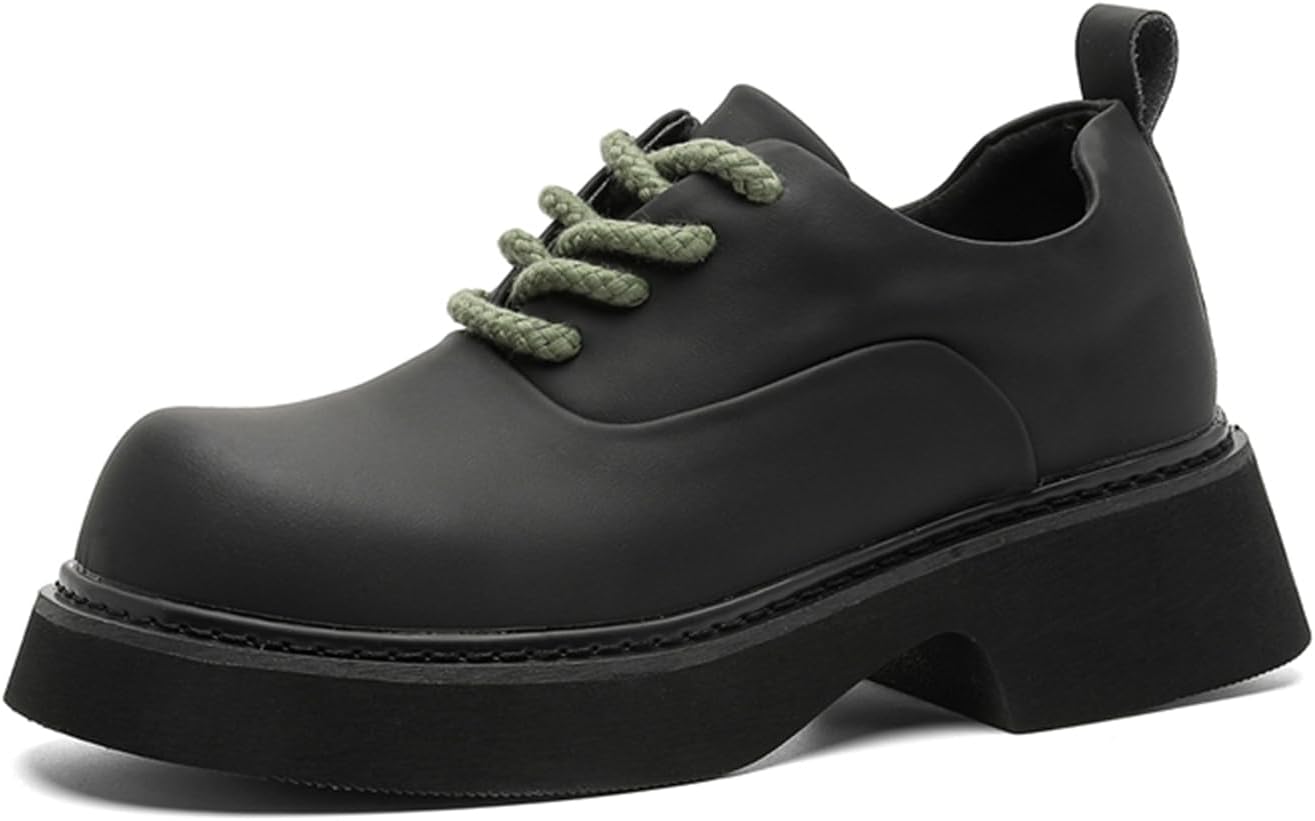 Мужские кожаные оксфорды с шнуровкой, массивная подошва, круглый носок, черные стильные туфли для офиса, ежедневных поездок, повседневного ношения, общественных встреч, прогулок на выходных и официальных мероприятий Psieicwm
Мужские кожаные оксфорды с шнуровкой, массивная подошва, круглый носок, черные стильные туфли для офиса, ежедневных поездок, повседневного ношения, общественных встреч, прогулок на выходных и официальных мероприятий Psieicwm