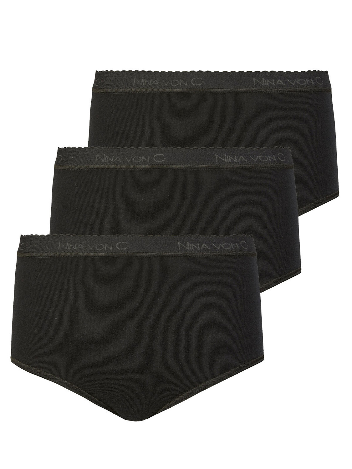 Трусы Nina von C. 3er Pack Taillen, черный 
Трусы Nina von C. 3er Pack Taillen, черный