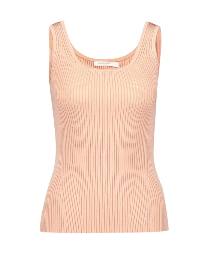 Вязаный розовый топ в рубчик Zimmermann, розовый
Вязаный розовый топ в рубчик Zimmermann, розовый