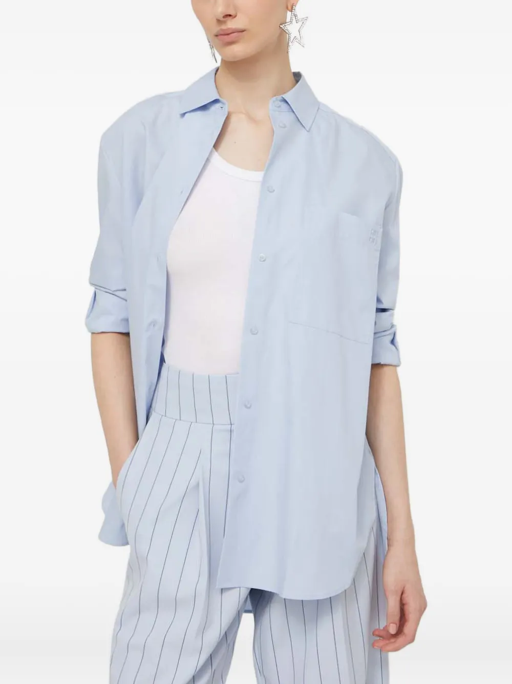 Рубашка на пуговицах Hugo, синий
Рубашка на пуговицах Hugo, синий