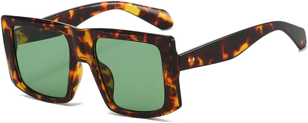 Ретро большие солнцезащитные очки с градиентным переходом цвета для женщин, модные, с леопардовым принтом, простые, для мужчин, с защитой от УФ-излучения UV400 UATXTAU, Hawksbill Green
Ретро большие солнцезащитные очки с градиентным переходом цвета для женщин, модные, с леопардовым принтом, простые, для мужчин, с защитой от УФ-излучения UV400 UATXTAU, Hawksbill Green