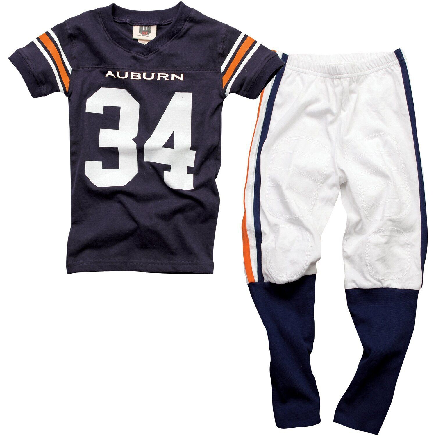 Молодежный футбольный пижамный комплект Auburn Tigers #34 — темно-синий Unbranded
Молодежный футбольный пижамный комплект Auburn Tigers #34 — темно-синий Unbranded