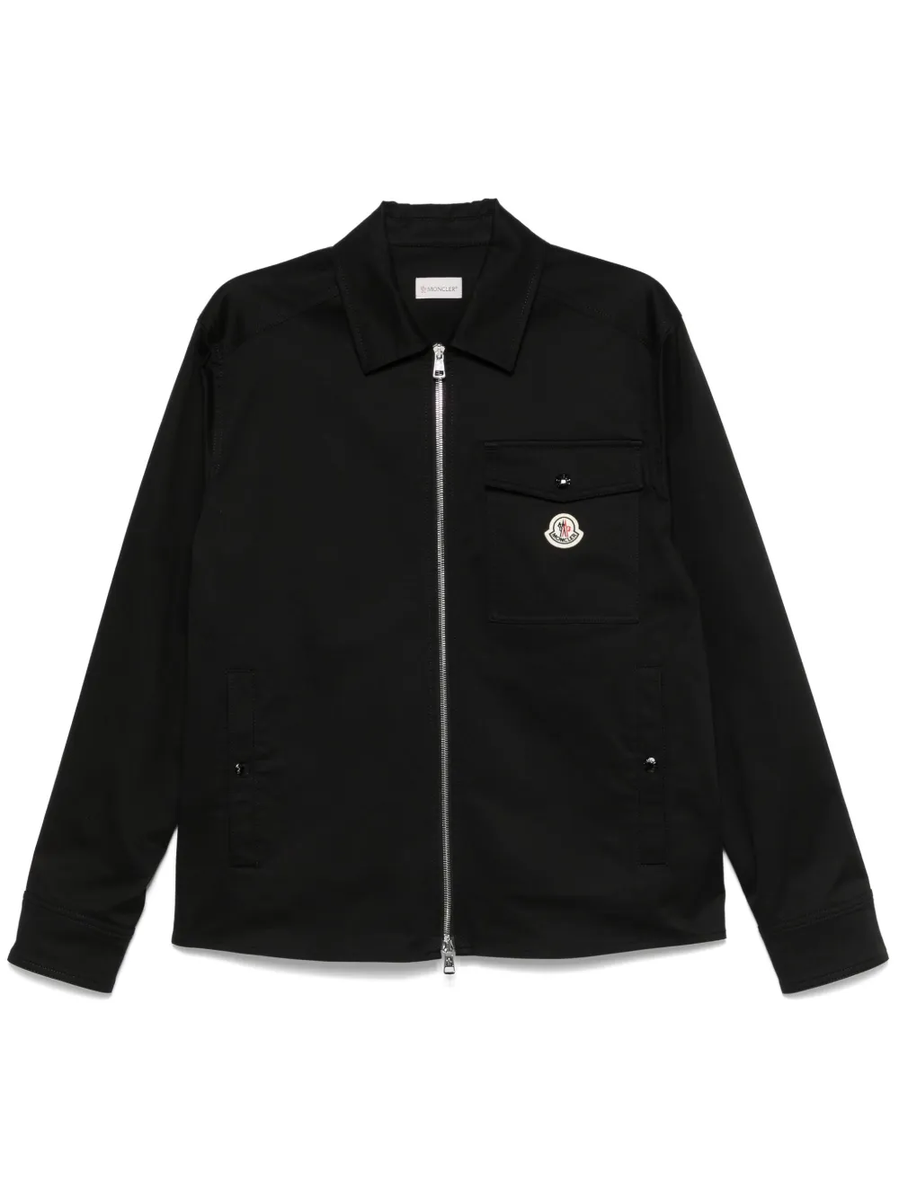 Куртка-рубашка на молнии Moncler, черный
Куртка-рубашка на молнии Moncler, черный