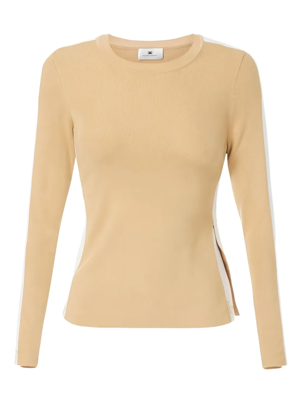 Вязаный топ в полоску Elisabetta Franchi, нейтральный
Вязаный топ в полоску Elisabetta Franchi, нейтральный