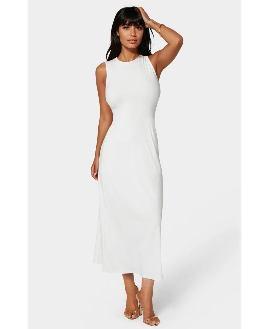 Женское платье А-силуэта в рубчик Bebe, Ivory
Женское платье А-силуэта в рубчик Bebe, Ivory
