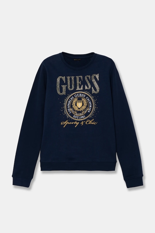 Детская хлопковая толстовка Guess, темно-синий
Детская хлопковая толстовка Guess, темно-синий