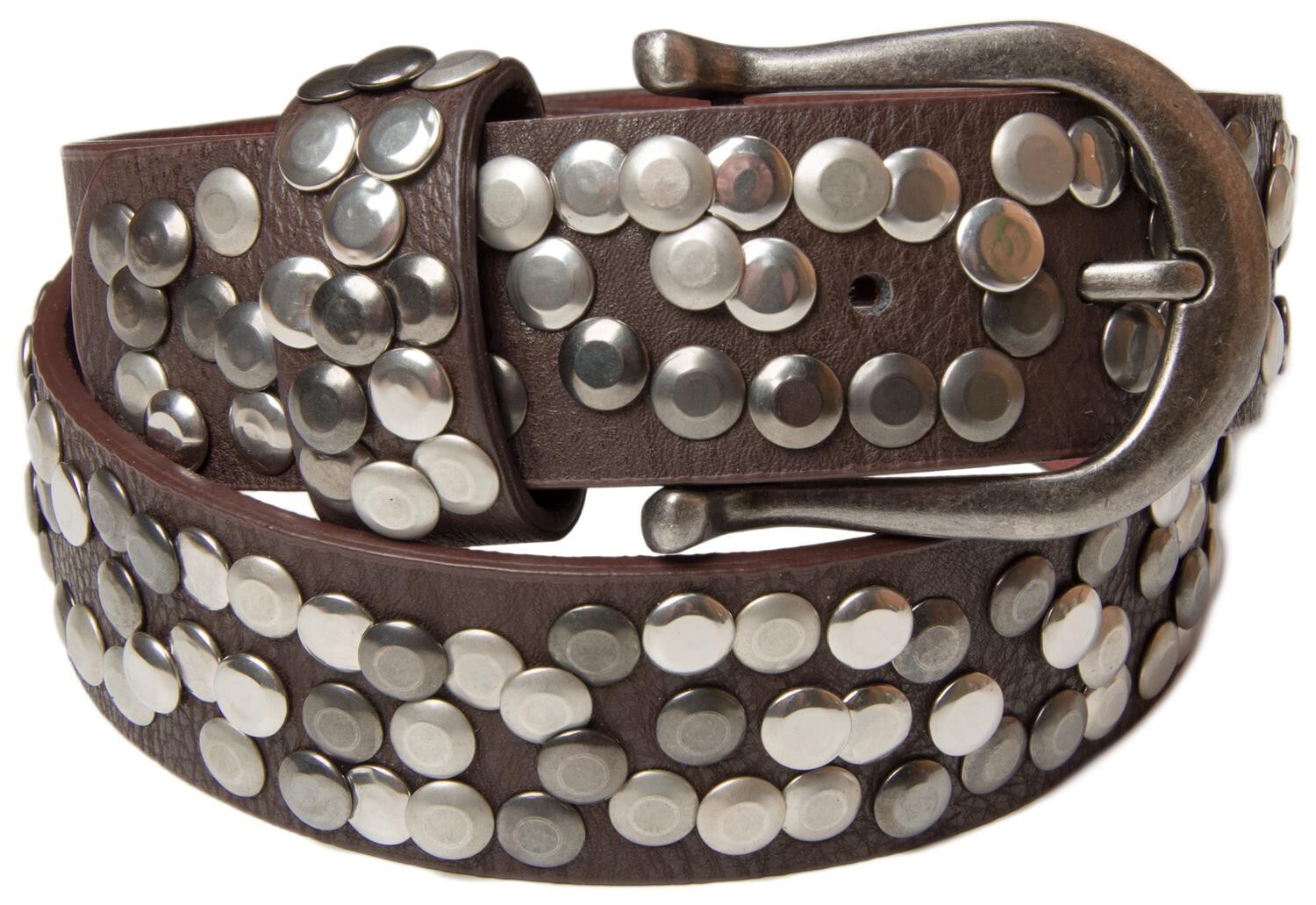 Ремень styleBREAKER Nieten, темно коричневый
Ремень styleBREAKER Nieten, темно коричневый