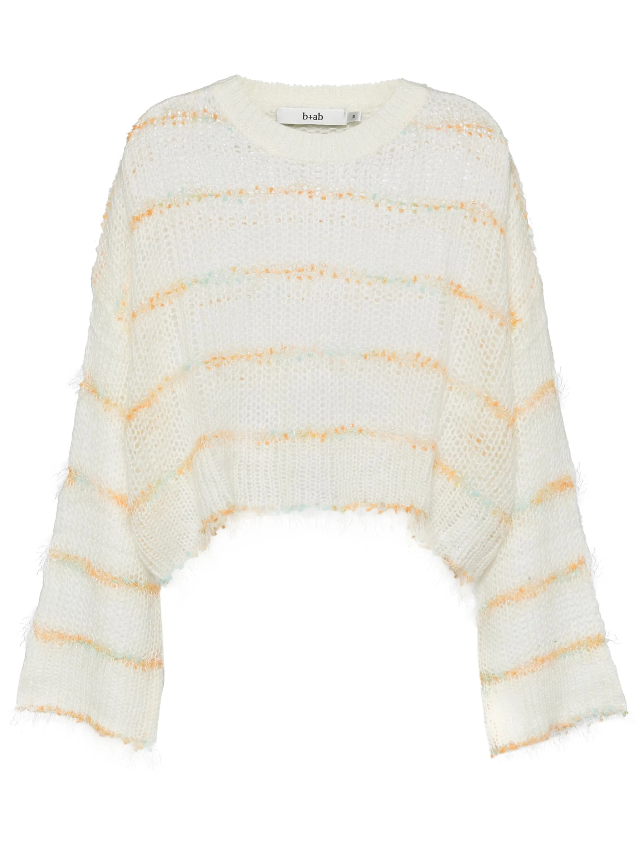 Топ с круглым вырезом и длинными рукавами B+Ab, белый
Топ с круглым вырезом и длинными рукавами B+Ab, белый