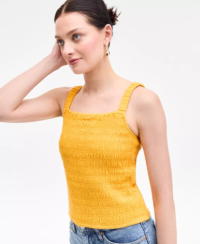 Женская хлопковая блуза с плиссировкой On 34th, оранжевый
Женская хлопковая блуза с плиссировкой On 34th, оранжевый