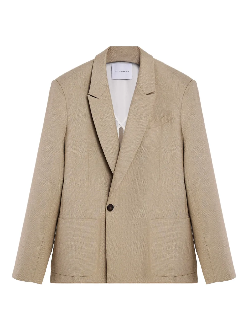 Двубортный жакет с накладными карманами Domaine Des Artistes, нейтральный
Двубортный жакет с накладными карманами Domaine Des Artistes, нейтральный