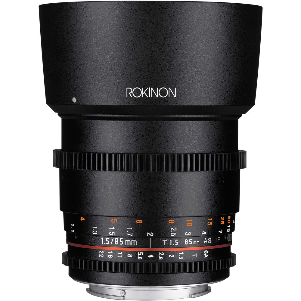 Объектив Rokinon 85mm T1.5 Cine DS для крепления Canon EF
Объектив Rokinon 85mm T1.5 Cine DS для крепления Canon EF