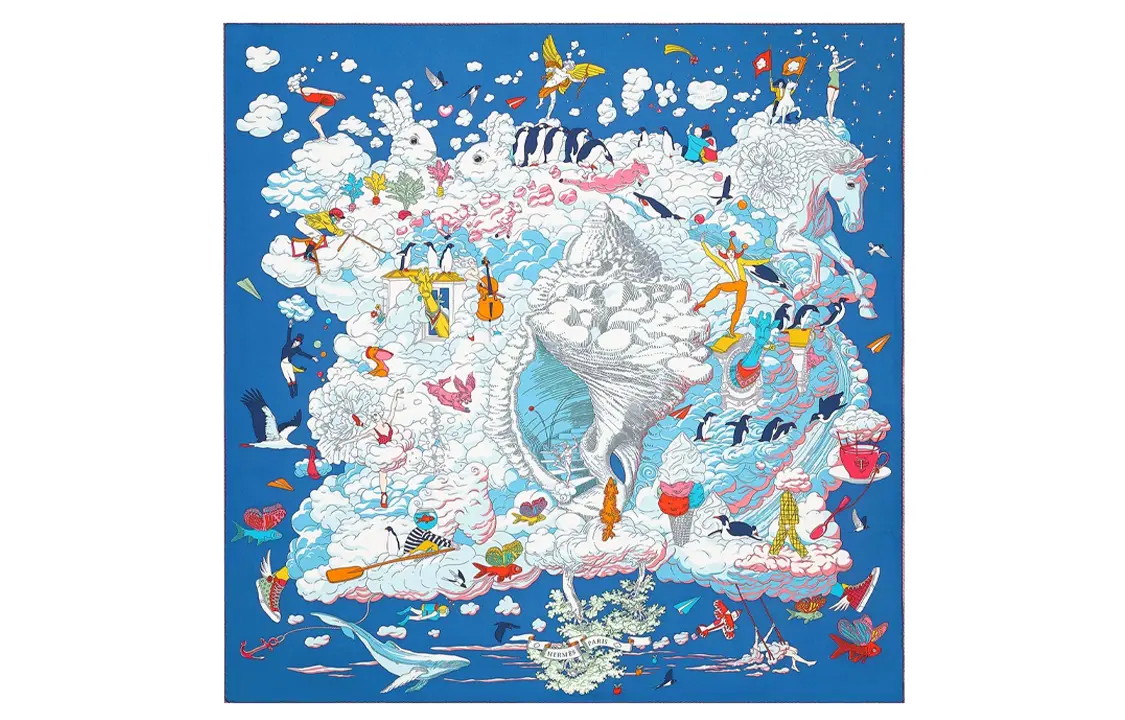 HERMES Шёлковый шарф Multicolor, Multicolor
HERMES Шёлковый шарф Multicolor, Multicolor