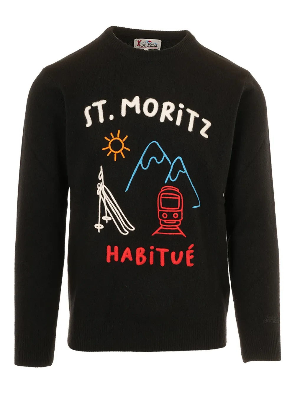 Свитер с вышивкой Mc2 Saint Barth, черный
Свитер с вышивкой Mc2 Saint Barth, черный