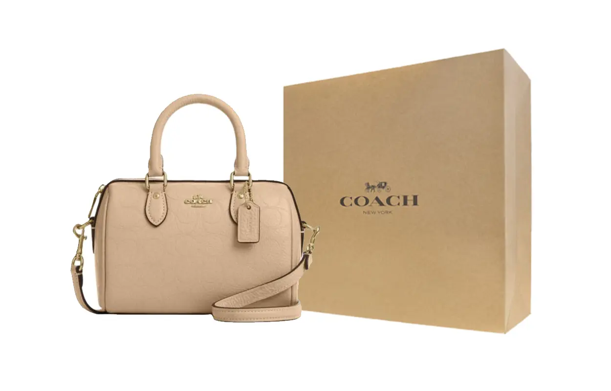 COACH Роуэн Миниатюрная женская кожаная сумка через плечо кошельковая бежевая
COACH Роуэн Миниатюрная женская кожаная сумка через плечо кошельковая бежевая