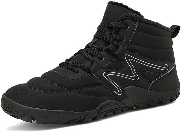 Мужские и женские зимние походные ботинки с широким носком, теплые снежные ботинки, минималистичные ботинки, с подошвой с нулевым перепадом, водонепроницаемые, противоскользящие ботильоны Hhhchpm, черный
Мужские и женские зимние походные ботинки с широким носком, теплые снежные ботинки, минималистичные ботинки, с подошвой с нулевым перепадом, водонепроницаемые, противоскользящие ботильоны Hhhchpm, черный