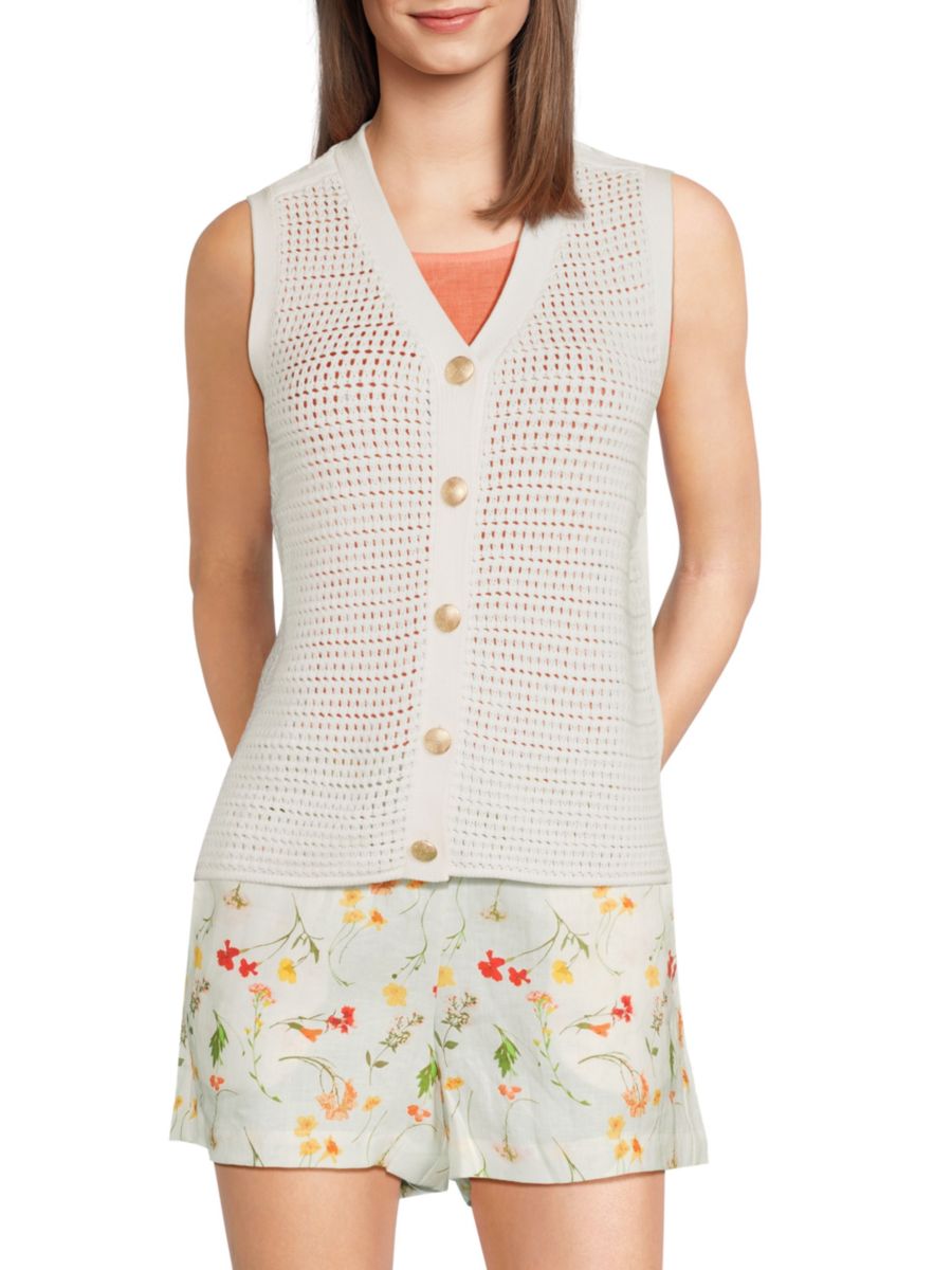 Кардиган крючком Saks Fifth Avenue, белый
Кардиган крючком Saks Fifth Avenue, белый