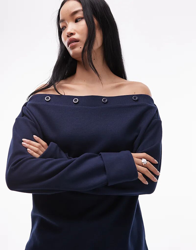 Джемпер ASOS DESIGN Supersoft с длинными рукавами и вырезом-лодочкой, отделкой на пуговицах, темно-синего цвета
Джемпер ASOS DESIGN Supersoft с длинными рукавами и вырезом-лодочкой, отделкой на пуговицах, темно-синего цвета