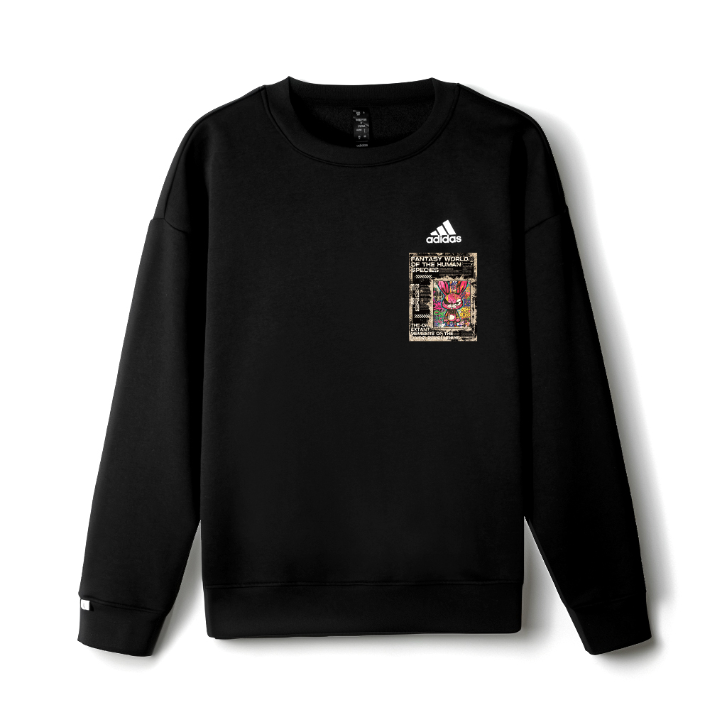 Свитшот Unisex с 3 полосками Adidas, черный
Свитшот Unisex с 3 полосками Adidas, черный