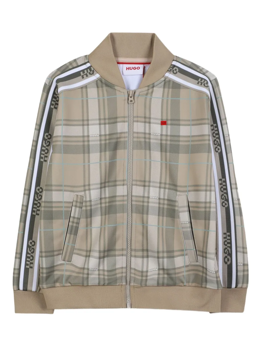 Клетчатая толстовка на молнии HUGO KIDS, нейтральный
Клетчатая толстовка на молнии HUGO KIDS, нейтральный