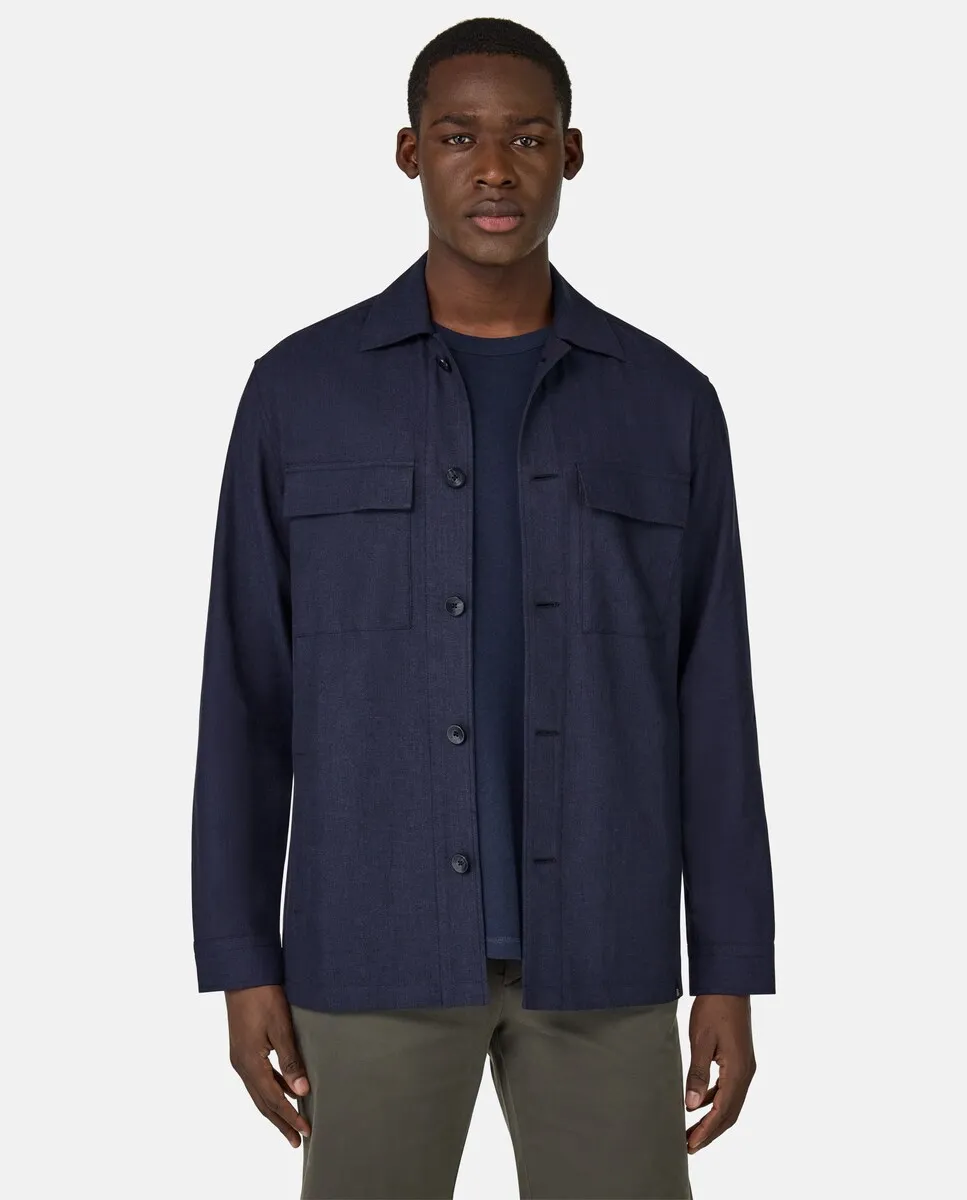 Хлопковая и льняная рубашка Boggi Milano, темно-синий
Хлопковая и льняная рубашка Boggi Milano, темно-синий