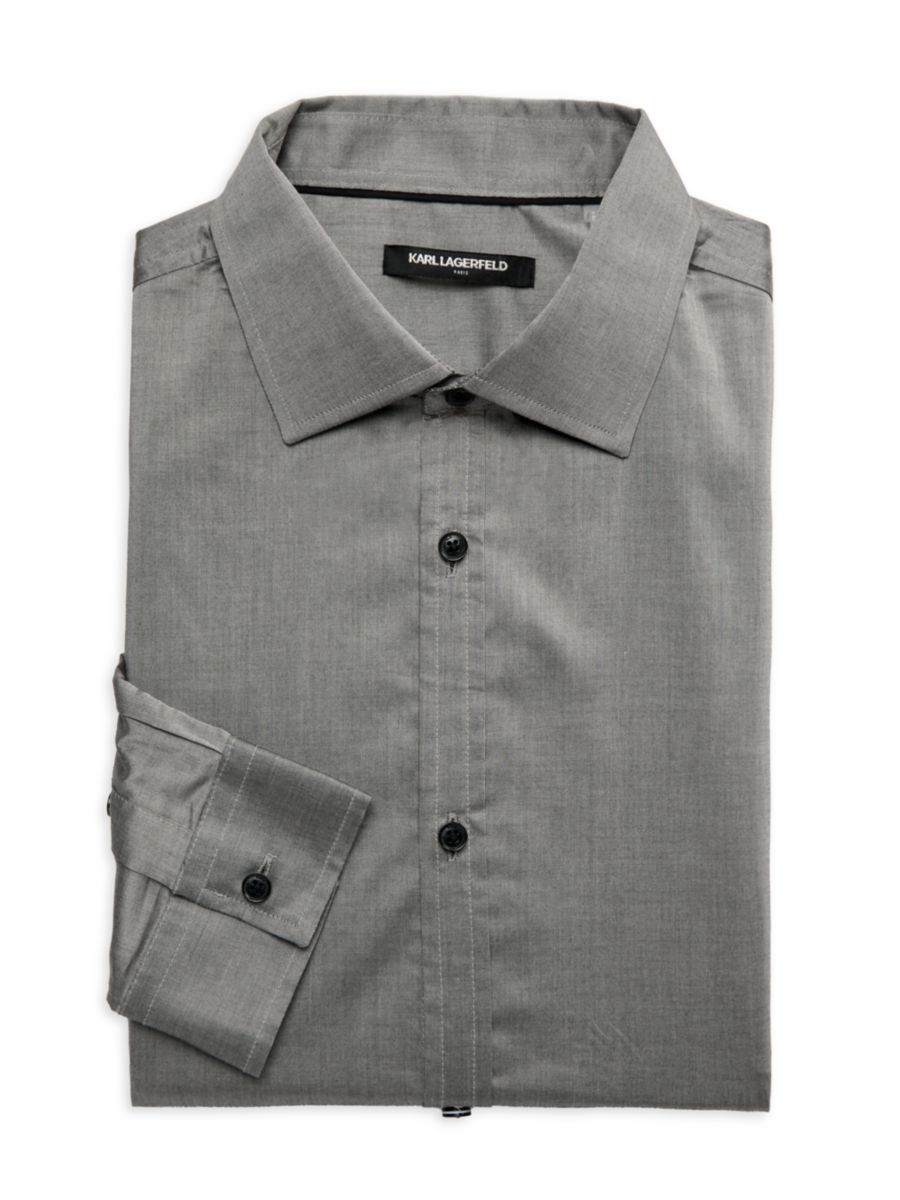 Рубашка современного кроя Karl Lagerfeld Paris, серый
Рубашка современного кроя Karl Lagerfeld Paris, серый
