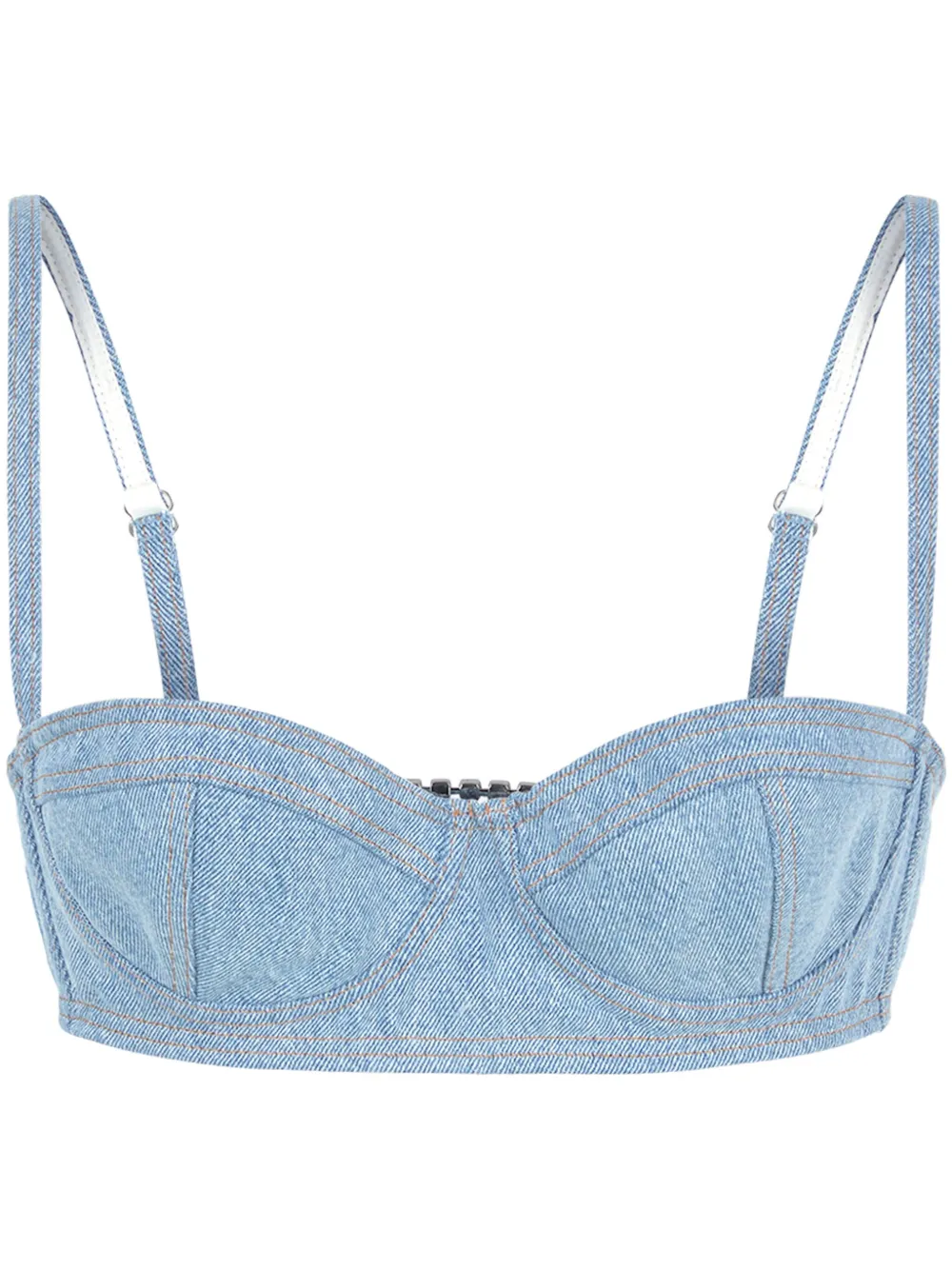 Джинсовый топ-бюстье с логотипом GCDS, синий
Джинсовый топ-бюстье с логотипом GCDS, синий