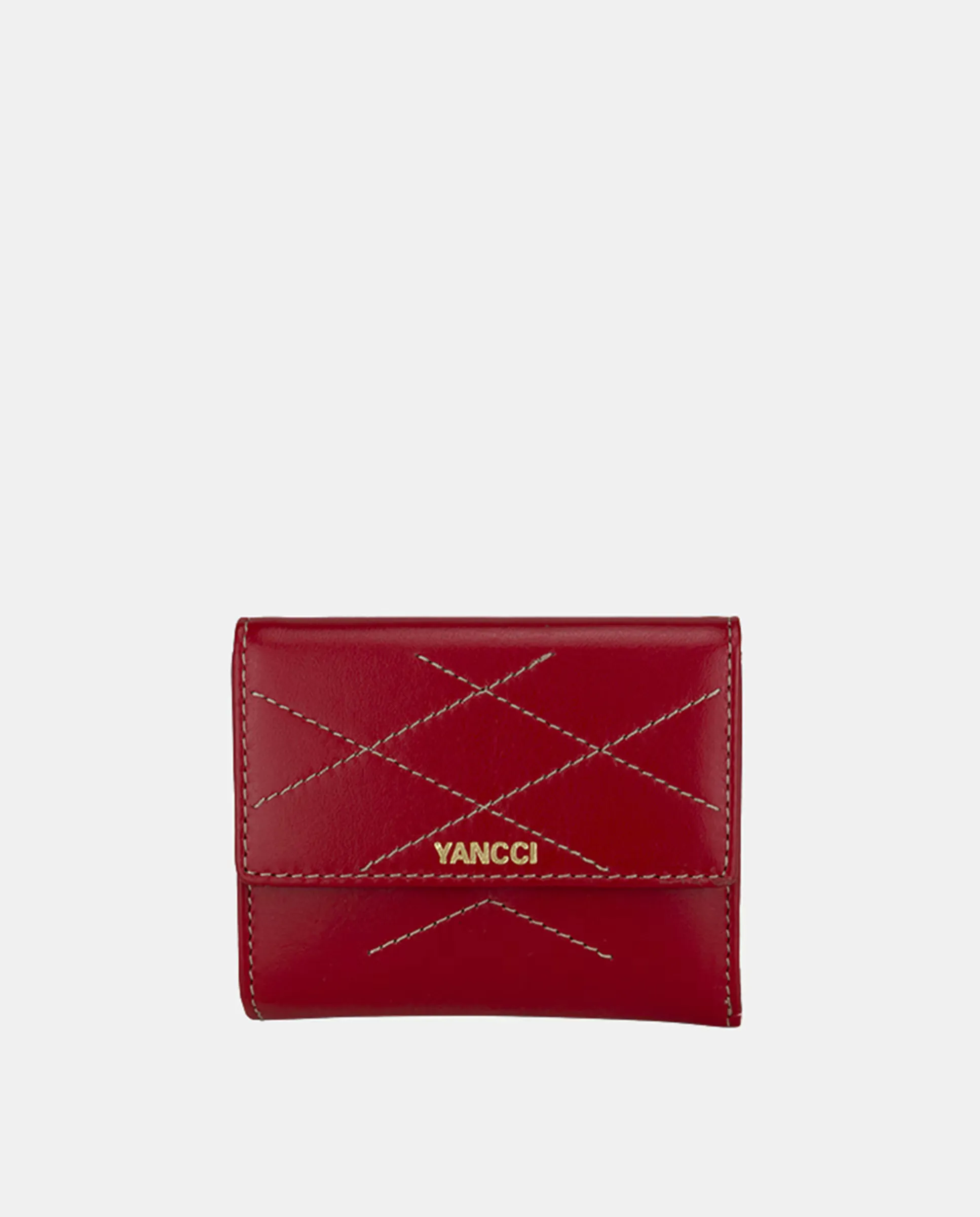 Маленький женский кошелек YANCCI из кожи с ромбовидной строчкой в виде узора, красный
Маленький женский кошелек YANCCI из кожи с ромбовидной строчкой в виде узора, красный