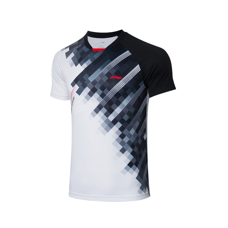 Мужская белая футболка Li Ning с круглым вырезом, умеренным прямым кроем, Белый, Мужская белая футболка Li Ning с круглым вырезом, умеренным прямым кроем
Мужская белая футболка Li Ning с круглым вырезом, умеренным прямым кроем, Белый, Мужская белая футболка Li Ning с круглым вырезом, умеренным прямым кроем